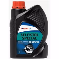 Lotos Selectol Specjal 20W-40 1l Engine oil 5900925140100 SUZUKI: IGNIS 2, Liana Hatchback, Alto VI, BMW: 3 Saloon, 6 Coupe, HYUNDAI: Coupe II, Trajet