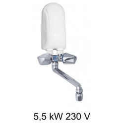 Dafi POZ02412 water heater/boiler Vertical Tankless (instantaneous) Chrome, White