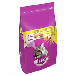 WHISKAS 1+ Cat Complete Dry With Chicken 7kg