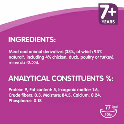 Whiskas 7+ Cat Pouches | Poultry Selection in Jelly 80x100g