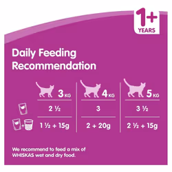 Whiskas 1+ Poultry Selection In Jelly Cat Pouches Giant Pack - 80 x 100g Pouches