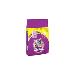 Whiskas 2-12 months Kitten Complete Dry Cat Food for Junior Cats, Chicken, 7kg