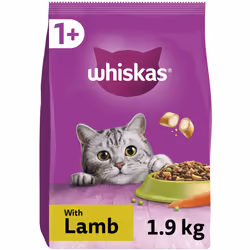 1+ Lamb Pack of 4 x 1.9 kg, Adult Cat Dry Food
