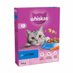 Whiskas 1+ Tuna Adult Dry Cat Food 300g (Pack of 6)