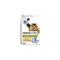 Senior 7+ Complete Dry Cat Food for Senior Cats Aged 7+ Years, Rich in Chicken, 1 Bag (7 kg)