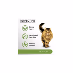 Senior 7+ Complete Dry Cat Food for Senior Cats Aged 7+ Years, Rich in Chicken, 1 Bag (7 kg)