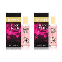 2 x 96ml JOVAN Musk, WHITE MUSK & BLACK MUSK - 2 x 96ml Black Musk
