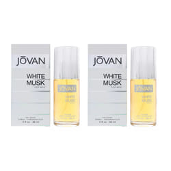 2 x 88ml Jovan WHITE MUSK & MUSK Cologne Spray - 2 x 88ml White Musk