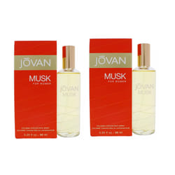 2 x 96ml JOVAN Musk, WHITE MUSK & BLACK MUSK - 2 x 96ml Musk