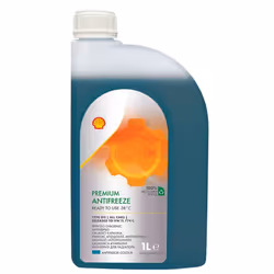 Antifreeze; SHELL; Premium Antifreeze; G11, ASTM D3306, ASTM D4985, BS 6580:2010, Afnor NF R15-601, NATO S-759, SAE J 1034 1 ...