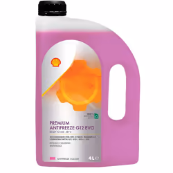 Antifreeze; SHELL; Premium Antifreeze G12 EVO; G12 EVO, ASTM D 3306, ASTM D 4985, ASTM D 6210, BS 6580:2010, UNA NC 956-16, I ...