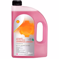 Antifreeze; SHELL; Longlife Ultimate Protection; G12+, ASTM D3306, ASTM D4656, ASTM D4985, Afnor NF R15-601, BS 6580:1992, CU ...