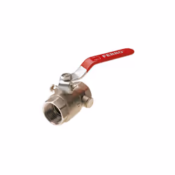 Lever Inline Water Ball Valve 5/4" Inch BSP Female Thread With Drain Valve