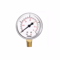 60mm 4bar 60psi Pressure Gauge Air Oil or Water 1/4 "bspt Side Entrance Manometer
