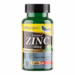 AMS Chelated Zinc 50 mg Tablets 60's
