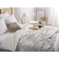 Blanket SAITLER 150 x 200 cm Light Grey