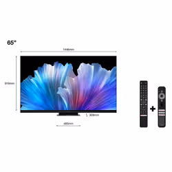 TCL C93 65C935 4K Mini LED QLED Google TV, 165.1 cm (65"), 3840 x 2160 pixels, QLED, Smart TV, Wi-Fi, Black