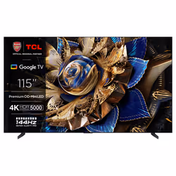 TCL X95 115X955K MAX, 2.92 m (115"), 3840 x 2160 pixels, QLED Pro, Smart TV, Wi-Fi, Black