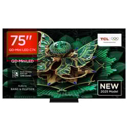 TCL 75C7K-UK TV 190.5 cm (75") 4K Ultra HD Smart TV Wi-Fi Black 3000 cd/m²