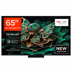 TCL 65C7K-UK, 165.1 cm (65"), 3840 x 2160 pixels, QLED, Smart TV, Wi-Fi, Black