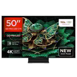 TCL 50C7K-UK TV 127 cm (50") 4K Ultra HD Smart TV Wi-Fi Black 3000 cd/m²