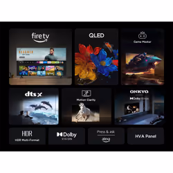 TCL T6C -UK 85 inch QLED 4K HDR 10+ Dolby Vision & Atmos Smart Fire TV - Additional view 4