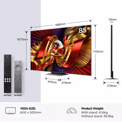 TCL C8L 85C8L-UK TV 2.16 m (85") 4K Ultra HD Smart TV Wi-Fi Black 6000 cd/m² - Additional view 2