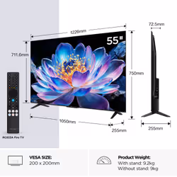 TCL 55V6D-UK TV 139.7 cm (55") 4K Ultra HD Smart TV Wi-Fi Black 270 cd/m² - Additional view 2