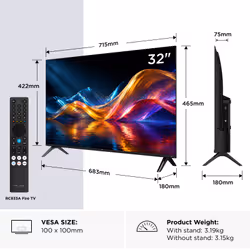 TCL 32V5D-UK TV 81.3 cm (32") Full HD Smart TV Wi-Fi - Additional view 2