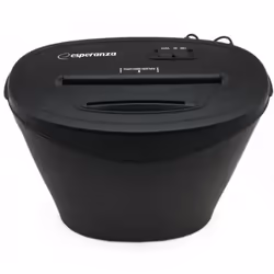 Esperanza EN103 paper shredder 22 cm Black