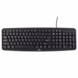 Esperanza TK102, Full-size (100%), Wired, PS/2, Black