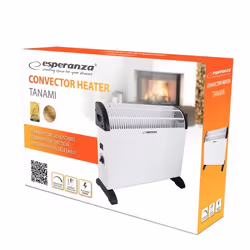 Esperanza EHH008 electric space heater Indoor White 2000 W Convector electric space heater
