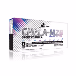 Olimp Nutrition Chela MZB Sport Formula, Capsule, Vitamin B6, Magnesium, Zinc, Adult, Swallow 1-2 capsules about 1 hour befor ...