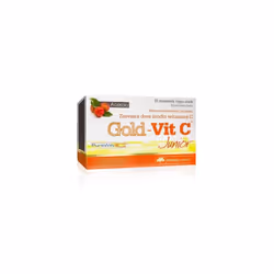 Olimp Gold-Vit C Junior, smak malinowy, 15 saszetek