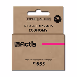 Actis KH-655MR ink (replacement for HP 655 CZ111AE; Standard; 12 ml; magenta), Standard Yield, Magenta, Dye-based ink, 12 ml, ...