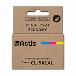 Actis KC-541R ink (replacement for Canon CL-541XL; Standard; 18 ml; color), Standard Yield, Cyan, Magenta, Yellow, Dye-based ...