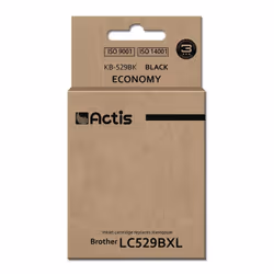 Actis KB-529BK ink (replacement for Brother LC529Bk; Standard; 58 ml; black), Standard Yield, Black, Pigment-based ink, 58 ml ...