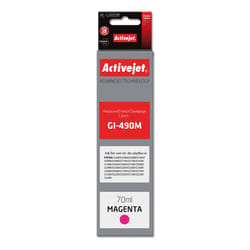Activejet AC-G490M ink for Canon printer; Canon GI-490M replacement; Supreme; 70 ml; magenta