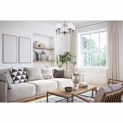 Activejet Classic chandelier pendant ceiling lamp MIRA Chrome 5xE27 for living room