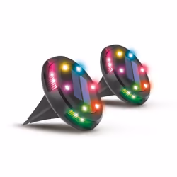 Activejet Set of 2 RGB LED solar lamps LARIX