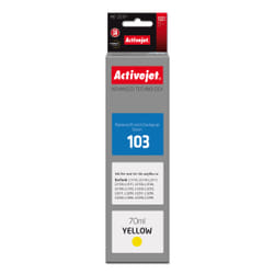 Activejet AE-103Y ink (replacement Epson 103 C13T00S44A; Supreme; 70 ml; yellow)