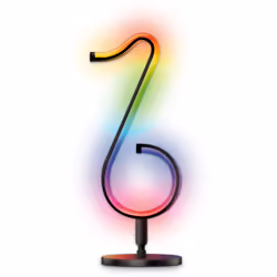 Activejet MELODY RGB LED music decoration lamp with remote control and app, Bluetooth, Black, Plastic, Universal, Modern, ISO ...