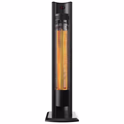 Activejet steel patio heater APH-CS2000, Freestanding patio heater, Black, Plastic, Stainless steel, Electric, 2000 W, 1000 W