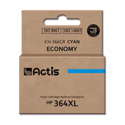 Actis KH-364CR ink (replacement for HP 364XL CB323EE; Standard; 12 ml; cyan), Standard Yield, Cyan, Dye-based ink, 12 ml, 1 p ...