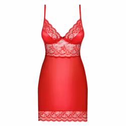 Obsessive Lovica L/XL, Lingerie set, Red, Elastane, Polyamide, L/XL, Pattern, 5%