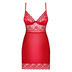 Obsessive Lovica L/XL Lingerie set Red Elastane, Polyamide