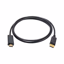 Akyga AK-AV-05, 1.8 m, HDMI Type A (Standard), DisplayPort, Male, Male, Straight