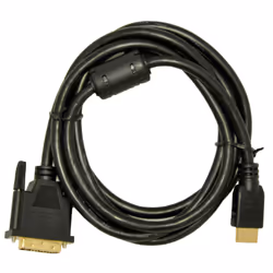 Akyga AK-AV-11, 1.8 m, HDMI Type A (Standard), DVI-D, Male, Male, Straight