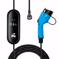 Akyga AK-EC-18, Black, Type 1, Schuko, Blue, IP54, Thermoplastic elastomer (TPE)