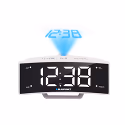 Blaupunkt CRP7WH, Clock, 87.5 - 108 MHz, LCD, Black, White, Time, AC